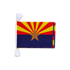 USA Arizona Flag Bunting 6x9", 3 m