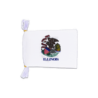 Illinois Fahnenkette 15 x 22 cm, 3 m