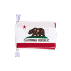Californie Mini Guirlande fanion 15 x 22 cm, 3 m