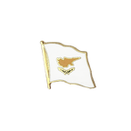 Chypre Pin's drapeau 2 x 2 cm