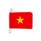 Vietnam Fahnenkette 15 x 22 cm, 3 m