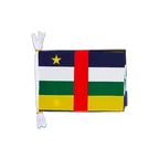 Central African Republic Flag Bunting 6x9", 3 m