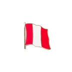 Pérou sans Blason Pin's drapeau 2 x 2 cm