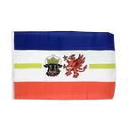 Petit drapeau Mecklembourg-Poméranie-Occidentale 30 x 45 cm
