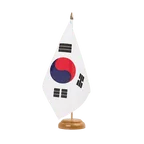 Holz Tischflagge Südkorea 15 x 22 cm