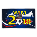 Russland 2018 mit Kreml - WM Flagge 90 x 150 cm