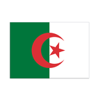 Algeria Flag Sticker 3x4", 5 pcs