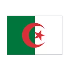 Algeria Flag Sticker 3x4", 5 pcs