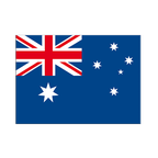 Australien Aufkleber 7 x 10 cm, 5 Stück