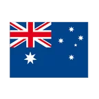 Australien Aufkleber 7 x 10 cm, 5 Stück
