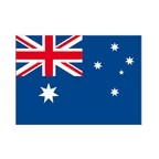 Australia Flag Sticker 3x4", 5 pcs