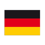 Allemagne Autocollant drapeau 7 x 10 cm, 5 pcs