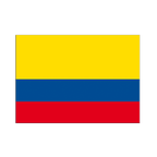 Kolumbien Aufkleber 7 x 10 cm, 5 Stück