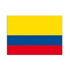 Autocollant drapeau Colombie 7 x 10 cm, 5 pcs