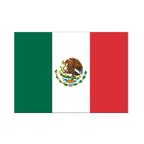 Mexique Autocollant drapeau 7 x 10 cm, 5 pcs