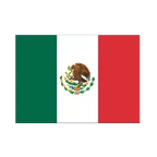 Autocollant drapeau Mexique 7 x 10 cm, 5 pcs