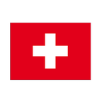Suisse Autocollant drapeau 7 x 10 cm, 5 pcs
