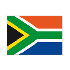 Südafrika Aufkleber 7 x 10 cm, 5 Stück