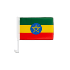 Éthiopie avec étoile Drapeau pour voiture 30 x 40 cm