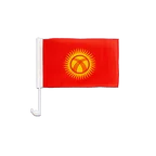 Drapeau pour voiture Kirghizistan 30 x 40 cm