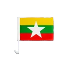Drapeau pour voiture Birmanie 30 x 40 cm