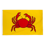 Krabbe - Flagge 90 x 150 cm