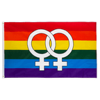 Rainbow Lesbian Venus Women Large - 3x5 ft Flag
