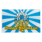 Happy Hanukkah - Drapeau 90 x 150 cm