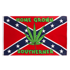 Confédéré USA Sudiste Home Grown Southerner - Drapeau 90 x 150 cm