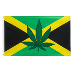 Jamaika Marijuana - Flagge 90 x 150 cm