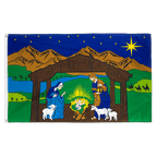 Nativity Scene - 3x5 ft Flag