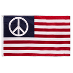 USA Peace Drapeau 90 x 150 cm