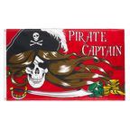 Pirat Piraten-Kapitänin - Flagge 90 x 150 cm