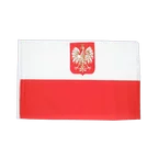 Poland with eagle 12x18 in Flag