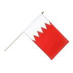 Bahrain Hand Waving Flag 12x18"