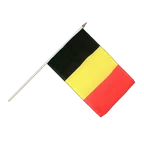 Belgium Hand Waving Flag 12x18"