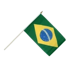 Drapeau sur hampe Brésil 30 x 45 cm