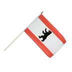 Berlin Stockflagge 30 x 45 cm