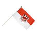 Brandenburg Stockflagge 30 x 45 cm