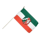 Nordrhein Westfalen Stockflagge 30 x 45 cm