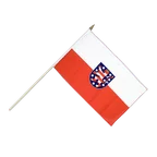 Thüringen Stockflagge 30 x 45 cm