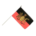 Württemberg Furchtlos und Treu Stockflagge 30 x 45 cm