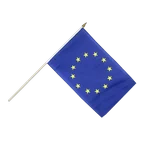 Drapeau sur hampe Union européenne UE 30 x 45 cm