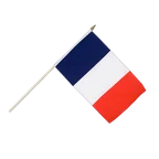 France Hand Waving Flag 12x18"