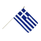 Grèce Drapeau sur hampe 30 x 45 cm