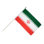 Iran Drapeau sur hampe 30 x 45 cm