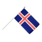 Drapeau sur hampe Islande 30 x 45 cm