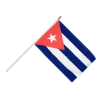 Drapeau sur hampe Cuba 30 x 45 cm