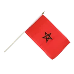 Marokko Stockflagge 30 x 45 cm