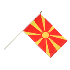 Mazedonien Stockflagge 30 x 45 cm